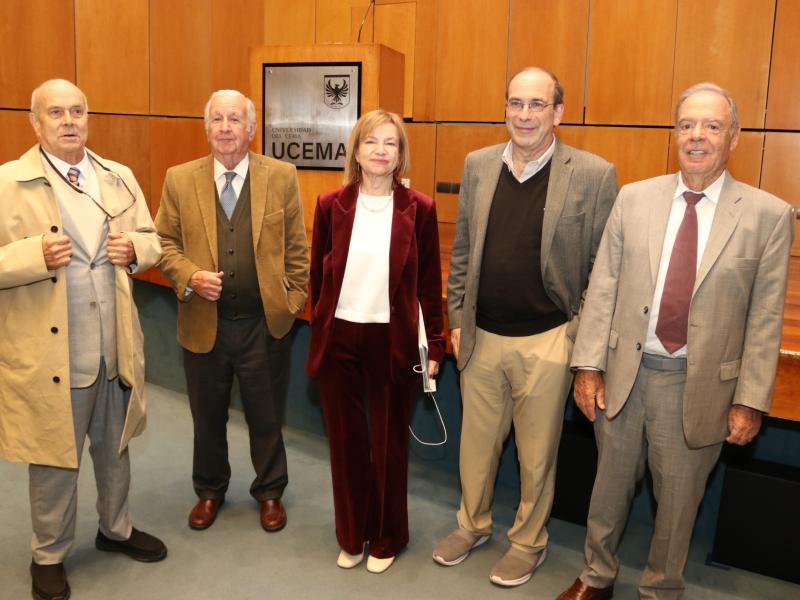 Carlos Rodríguez, Martín Lagos, Carola Pessino, Edgardo Zablotzky y Roque Fernández
